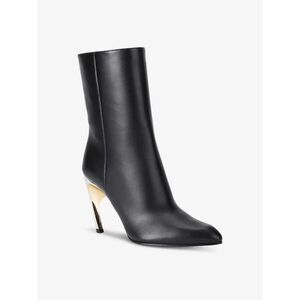 ALEXANDER MCQUEEN Armadillo Leather Heeled Ankle Boots EU39/US9 $1250